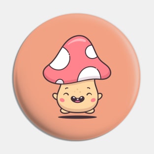 Kawaii Mushroom Pin