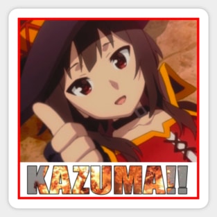 Megumin Thumbs Up Sticker for Sale by Meltey