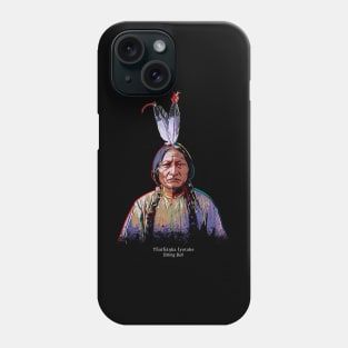 Sitting Bull-Portrait-Pop Art-Sioux-American-Indian-History Phone Case