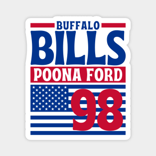 Buffalo Bills Poona Ford 98 American Football Team Magnet