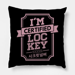 Certified SECRET NUMBER LOCKEY Pillow