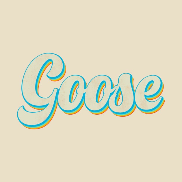 vintage color goose by Wizz Ventura