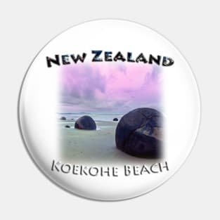 New Zealand - Koekohe Beach, Moeraki Boulders Pin