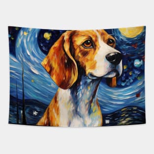 Beagle Painting Tapestry