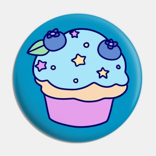 Blueberry Cupcake Pin