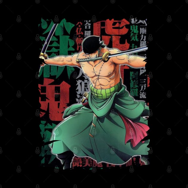 ZORO SAMURAI ANIME by graficklisensick666