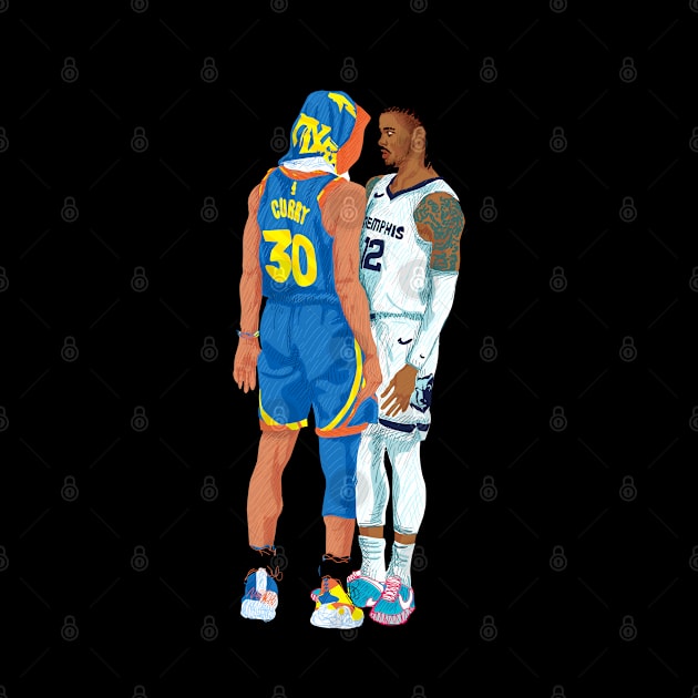 Ja morant x Steph curry - black by Mic jr