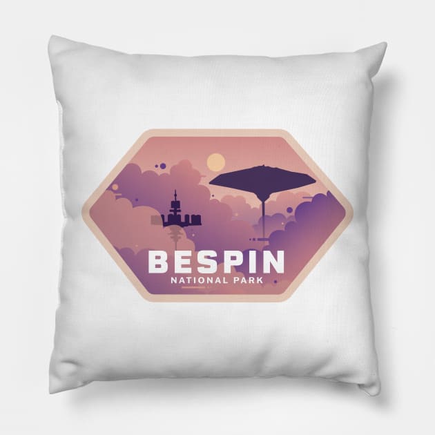 Bespin National Park Pillow by Hanneliza