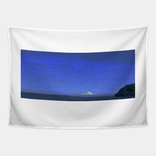 Mount Rainier Off Vashon Island Tapestry