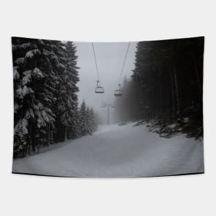 Dreaming of Skiing Tapestry