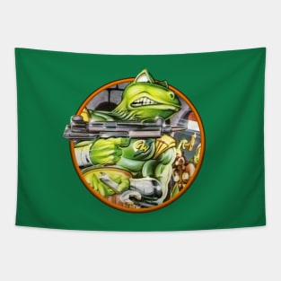 Cosmic Wartoad (Badge) Tapestry