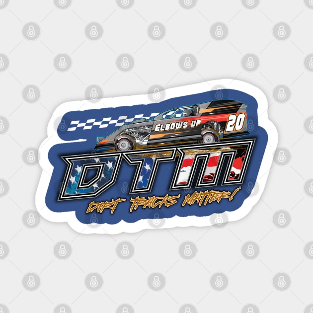 DTM Dirt modified shirt Magnet by Artslave Custom Car Art