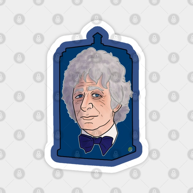 The Third Doctor Magnet by ArtOfTheNerd