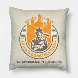 Dick's Construction Pillow