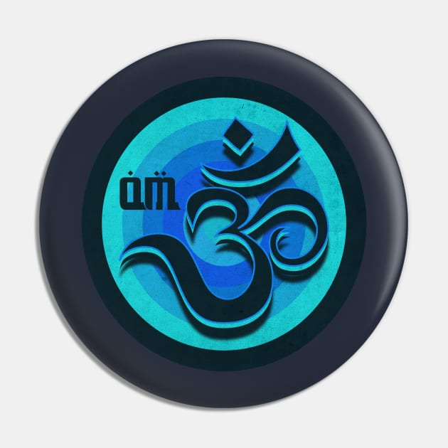 Spiritual Ice Dot Om Pin by CTShirts