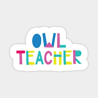 Owl Teacher Gift Idea Cute Back to School Magnet