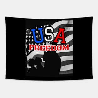 USA mean Freedom Tapestry