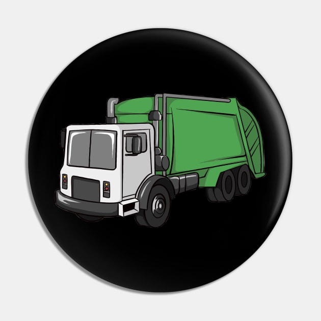 Garbage Truck Pin by fromherotozero