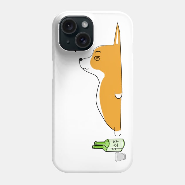 Corgi Night Life Phone Case by Underground Cargo