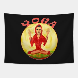 Namaste Yoga Lovers Indian Yogini Gift Tapestry