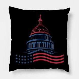 Capitol Building Pillow