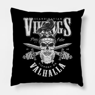 Viking Skull Pillow