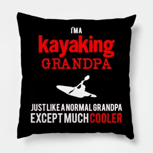 im kayaking grandpa Pillow