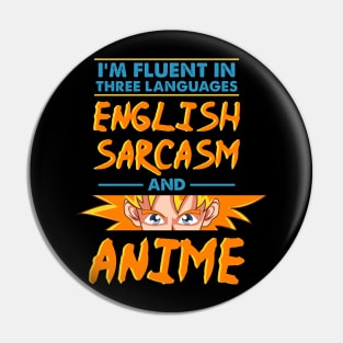 Funny Anime Shirt Japanese Manga Kawaii Gift Pin