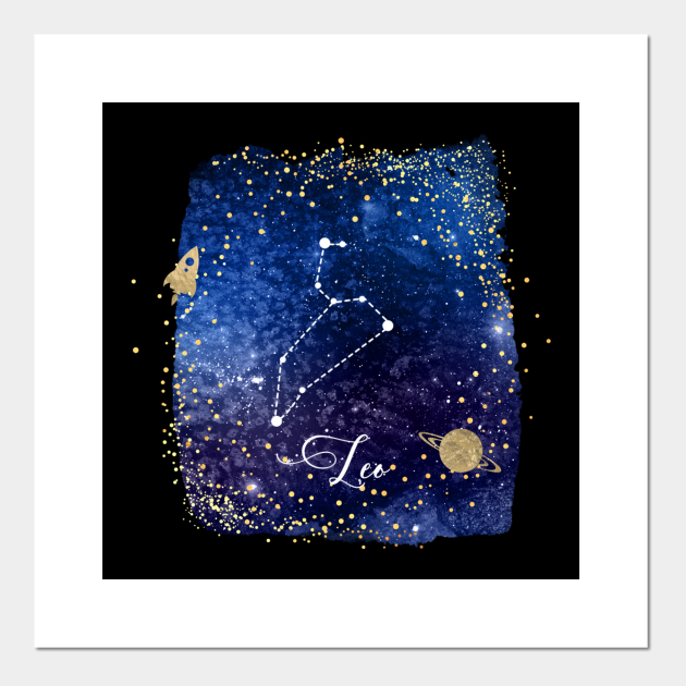 Leo Constellation - Leo Zodiac Sign - Posters and Art Prints | TeePublic