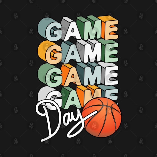 Game Day Basketball Artwork by Designoholic