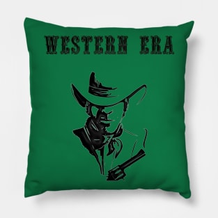 Western Era - Cowboy with Revolver Pillow