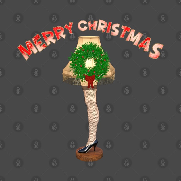 Merry Christmas Leg Lamp by Ratherkool