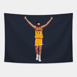 Vlade Divac Pixel Celebration Tapestry