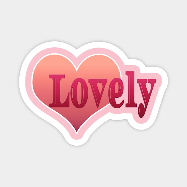 Lovely Girl Magnet by Creative Has