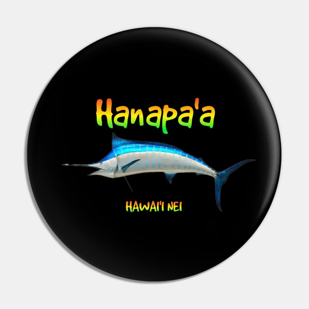 Hanapa'a fish on Hawaii Hawaiian Pin by Coreoceanart