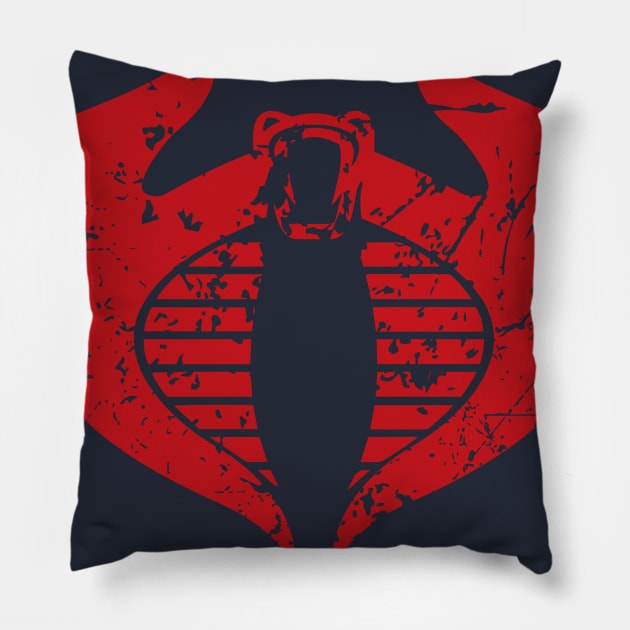 Cobra Rattler Air Force Logo Pillow by CdKh13