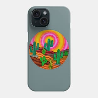 Cactus Landscape Phone Case