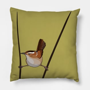 Marsh Wren Pillow