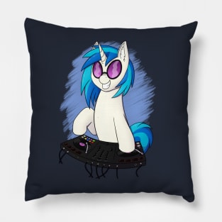 Music is my Religion (Vinyl Scratch, Without Text) Pillow