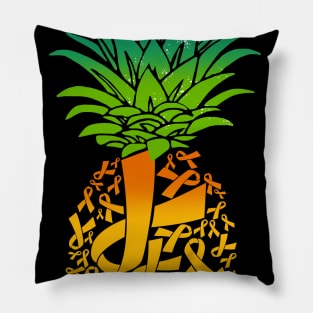 Fight Multiple Sclerosis Awareness Pineapple Pillow