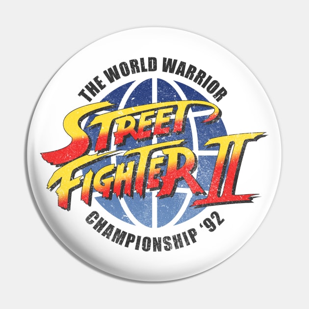 Street Fighter Champion Pin by familiaritees
