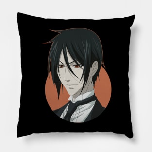 black butler sebastian Pillow