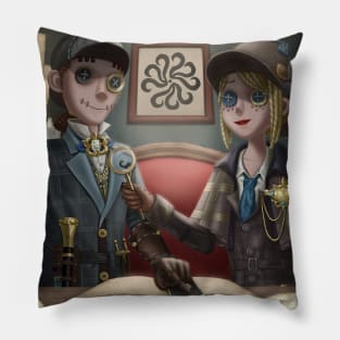 Mr. Inference X Lady Truth (Gardener) Pillow