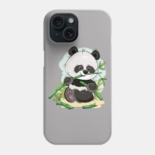 cute panda kid Phone Case