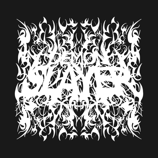 Demon Slayer Black Metal Logo by simon_maggots