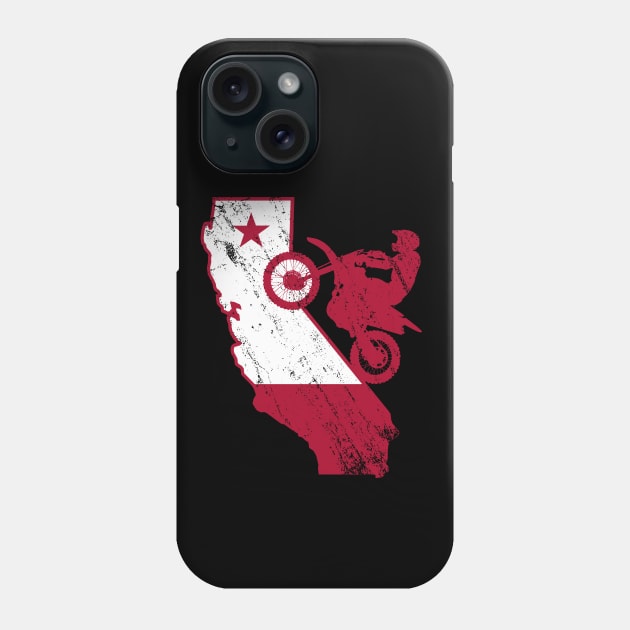 California Supercross Redline Wheelie Co Phone Case by GuiltlessGoods