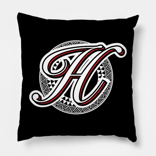 Letter H Pillow by EndStrong