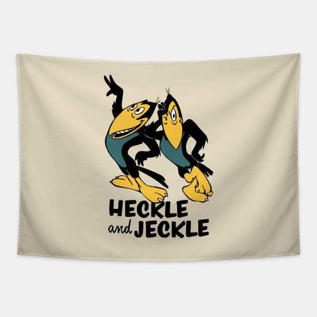 Heckle and Jeckle - Old Cartoon Tapestry by kareemik