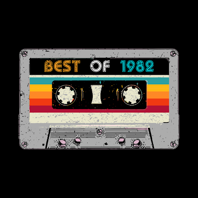 Best Of 1982 38Th Birthday Gift Vintage Cassette Tape by reelingduvet