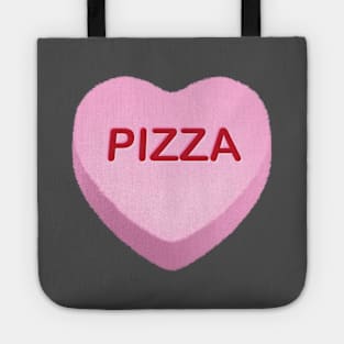 Pizza Candy Heart Tote